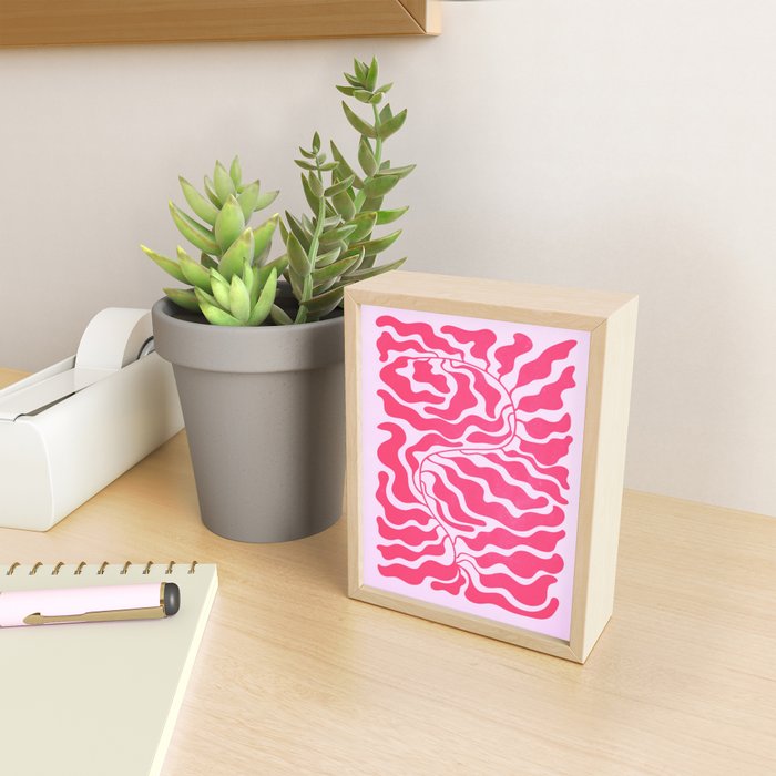 Wild Ferns: Wine Edition Mini Art Print Gallery Image 2