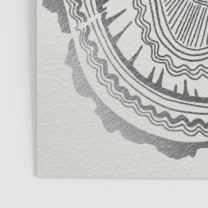 Growth Rings - 65 Years - Silver Poster Gallery Image 3