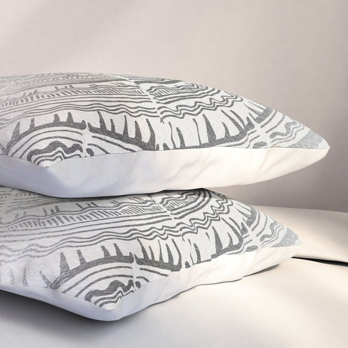 Growth Rings - 65 Years - Silver Pillow Sham Gallery Image 3