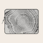 Growth Rings - 65 Years - Silver Laptop Sleeve Gallery Image 1