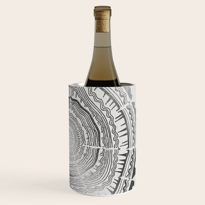 Growth Rings - 65 Years - Silver Wine Chiller Gallery Image 3