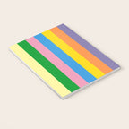 Fun Stripes Colorful Vertical Pattern Notebook Gallery Image 3