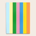 Fun Stripes Colorful Vertical Pattern Notebook Gallery Image 4