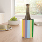 Fun Stripes Colorful Vertical Pattern Wine Chiller Gallery Image 4