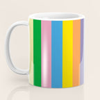 Fun Stripes Colorful Vertical Pattern Coffee Mug Gallery Image 3
