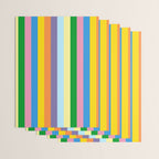Fun Stripes Colorful Vertical Pattern Wrapping Paper Gallery Image 3