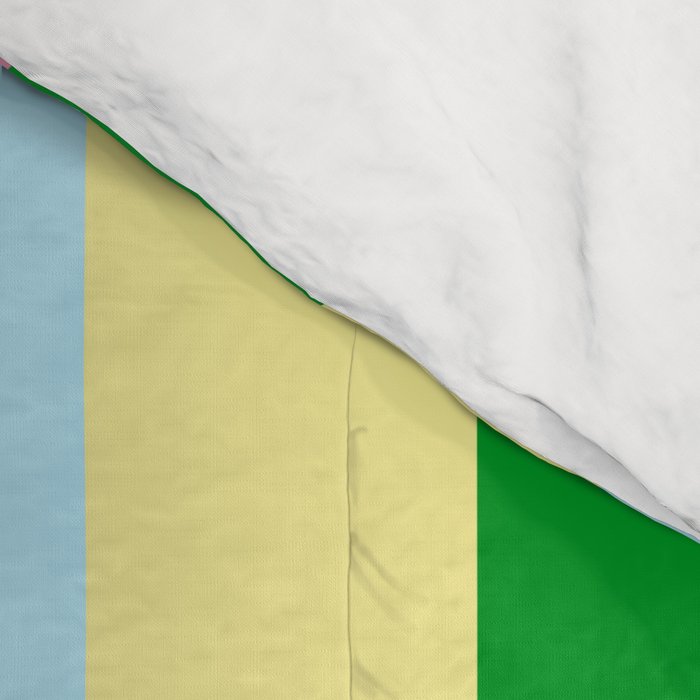 Fun Stripes Colorful Vertical Pattern Comforter Gallery Image 4