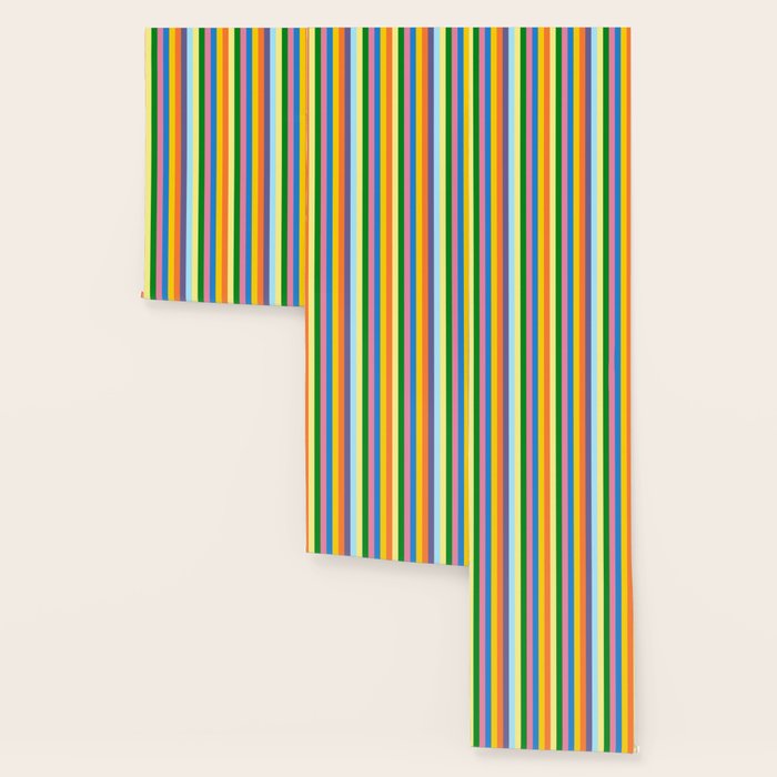 Fun Stripes Colorful Vertical Pattern Wallpaper Gallery Image 3