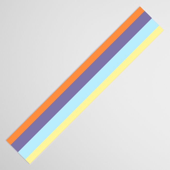 Fun Stripes Colorful Vertical Pattern Table Runner Gallery Image 3