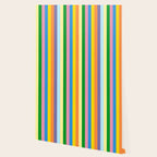 Fun Stripes Colorful Vertical Pattern Wallpaper Gallery Image 2