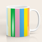 Fun Stripes Colorful Vertical Pattern Coffee Mug Gallery Image 1