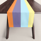 Fun Stripes Colorful Vertical Pattern Table Runner Gallery Image 1