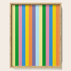 Fun Stripes Colorful Vertical Pattern Serving Tray Gallery Image 1