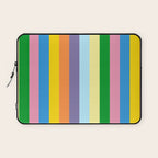 Fun Stripes Colorful Vertical Pattern Laptop Sleeve Gallery Image 1