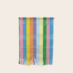 Fun Stripes Colorful Vertical Pattern Wall Hanging Gallery Image 1