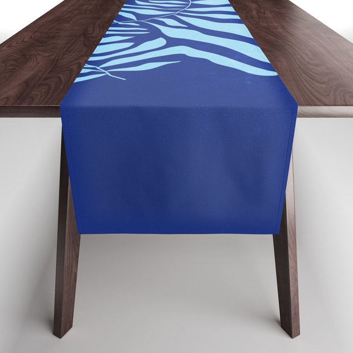 JAZZ FERNS 01 | Starry Blue Matisse Edition Table Runner Gallery Image 1