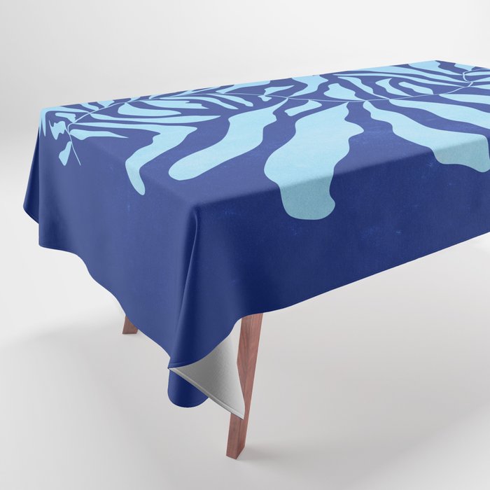JAZZ FERNS 01 | Starry Blue Matisse Edition Tablecloth Gallery Image 1