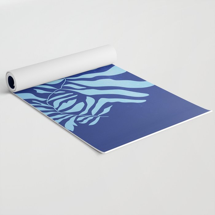 JAZZ FERNS 01 | Starry Blue Matisse Edition Yoga Mat Gallery Image 2