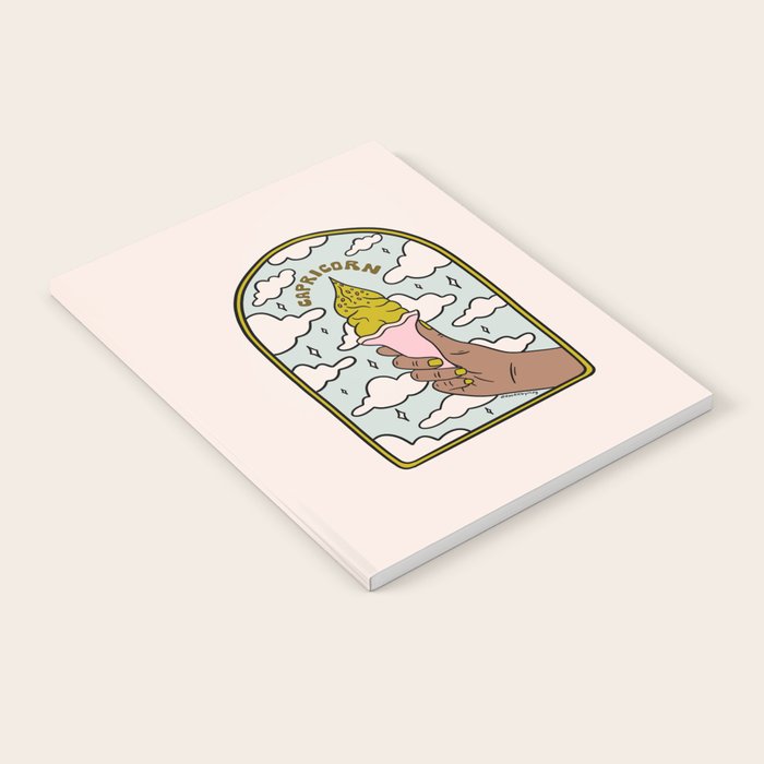 Capricorn Ice Cream Notebook Gallery Image 2