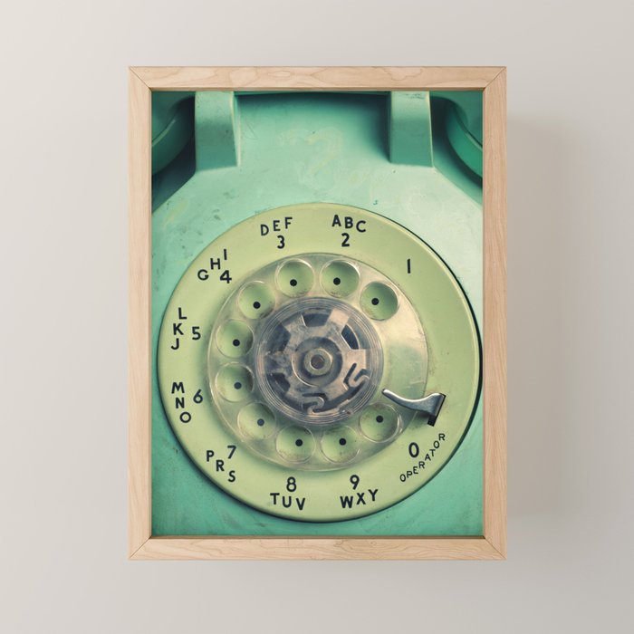 Rotary Telephone Mini Art Print Gallery Image 1