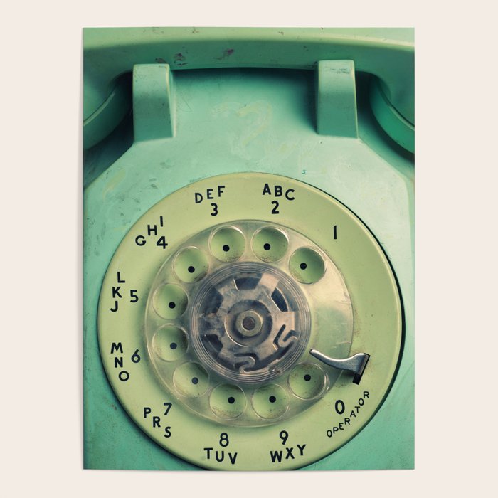 Rotary Telephone Poster