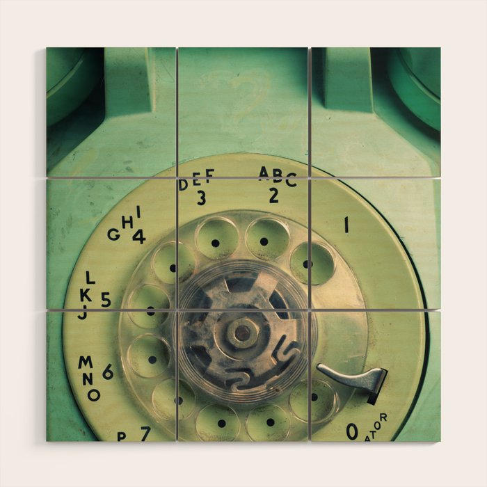 Rotary Telephone Wood Wall Art Gallery Image 1