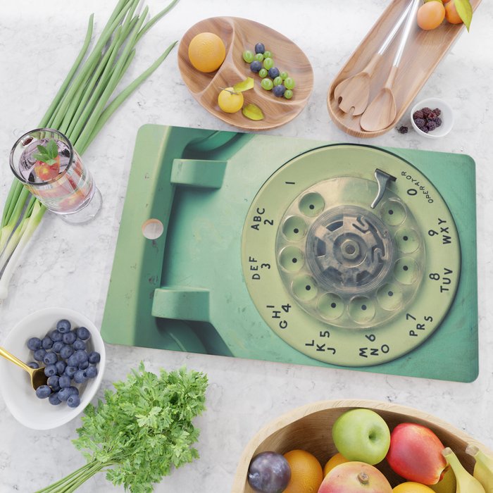 Rotary Telephone Cutting Board Gallery Image 2
