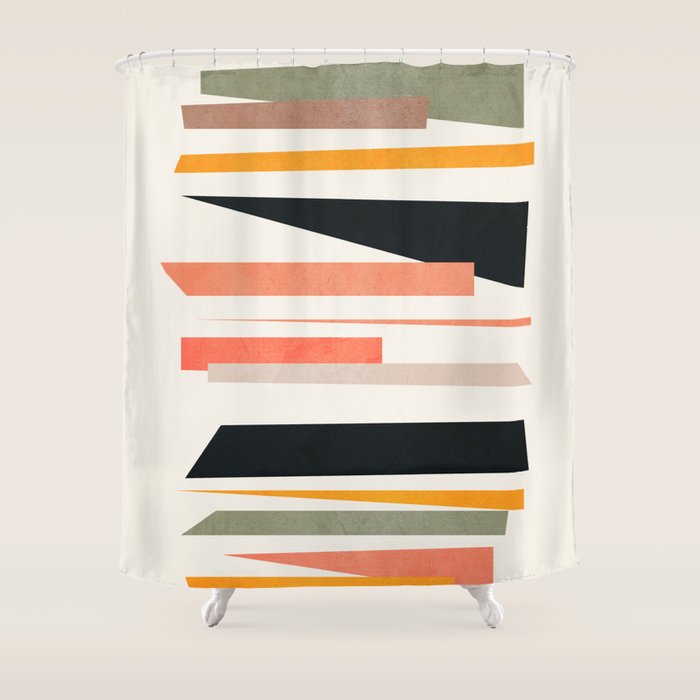 Abstract Art 26a Shower Curtain Gallery Image 1