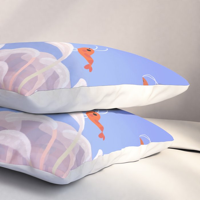 Flying cherry shrimp Pillow Sham Gallery Image 3