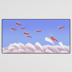 Flying cherry shrimp Desk Mat Gallery Image 3