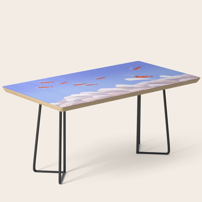 Flying Cherry Shrimp Coffee Table