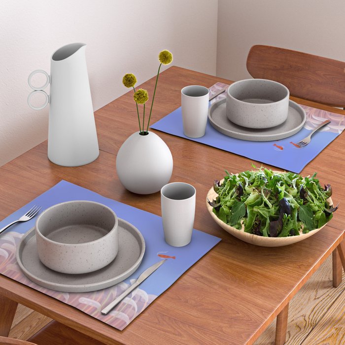 Flying cherry shrimp Placemat Gallery Image 2