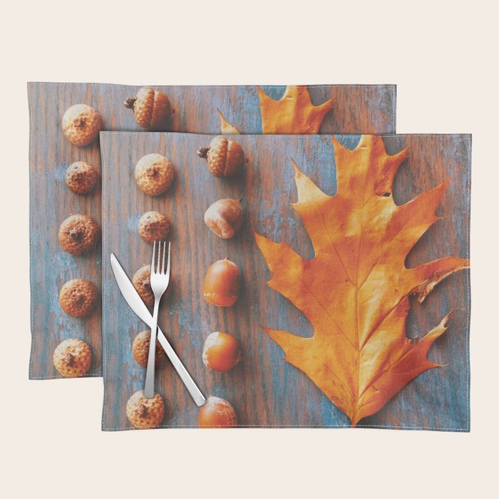 Little Autumn Acorns Placemat Gallery Image 1