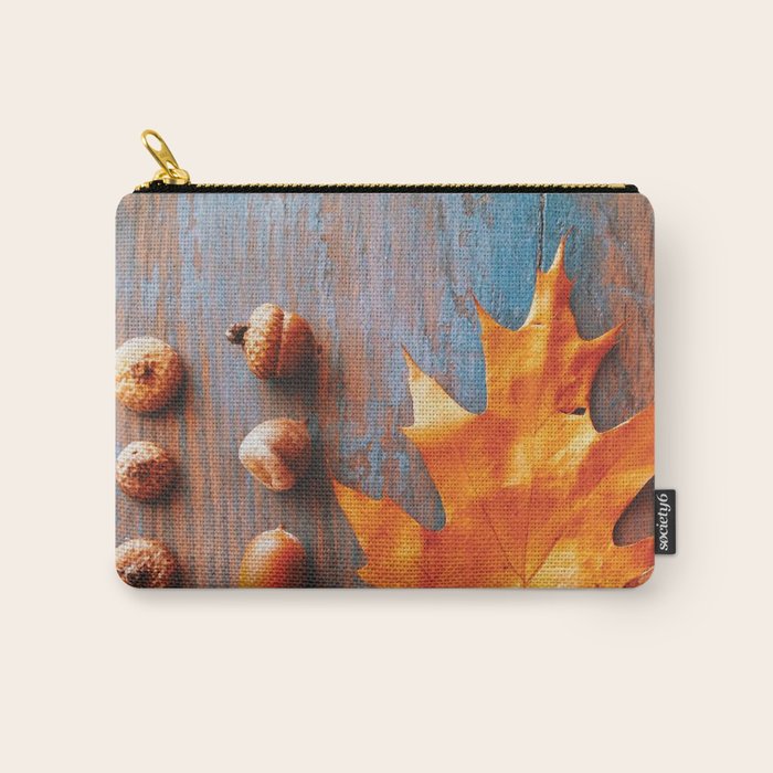 Little Autumn Acorns Carry All Pouch Gallery Image 1