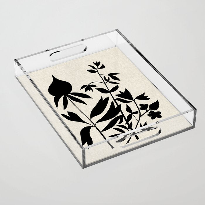 Poppy Bouquet Acrylic Tray Gallery Image 1