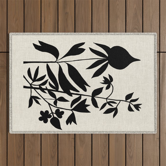 Poppy Bouquet Outdoor Rug Gallery Image 1