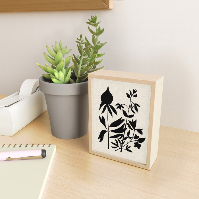 Poppy Bouquet Mini Art Print Gallery Image 2