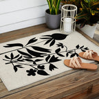 Poppy Bouquet Outdoor Rug Gallery Image 2