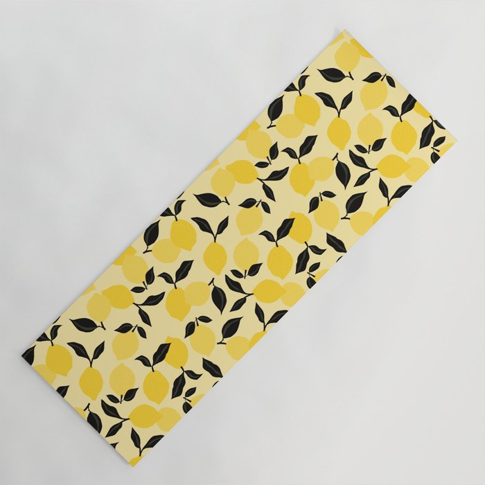 Seamless Citrus Pattern / Lemons Yoga Mat Gallery Image 1