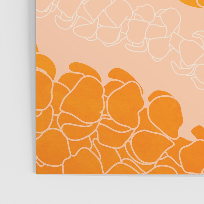 Puakenikeni leis on coral pink Poster Gallery Image 3