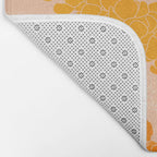 Puakenikeni leis on coral pink Bath Mat Gallery Image 2