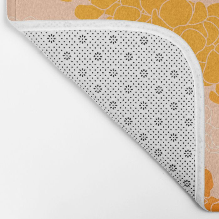 Puakenikeni leis on coral pink Bath Mat Gallery Image 2