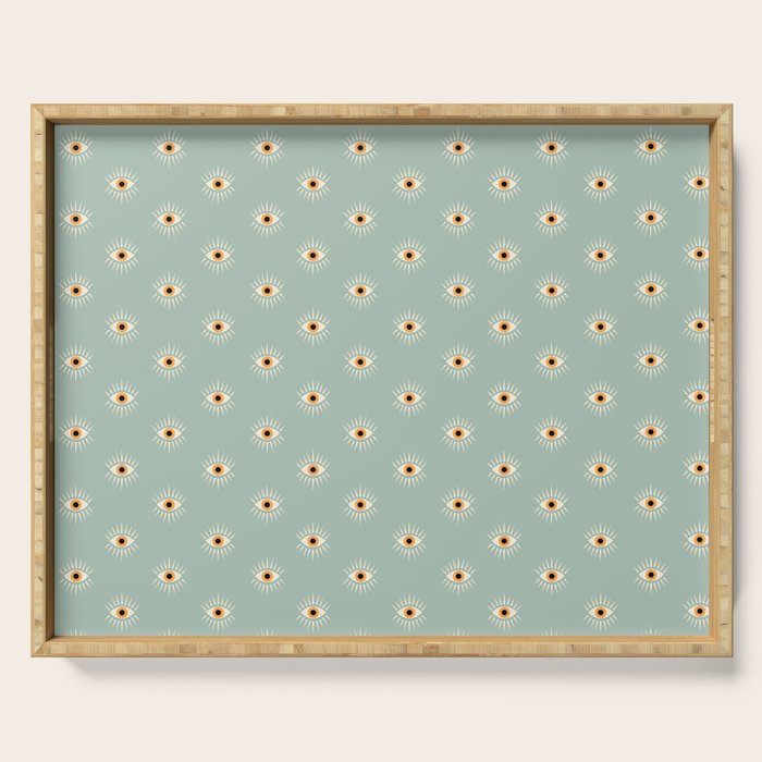 Yellow Eye Serving Tray Gallery Image 1