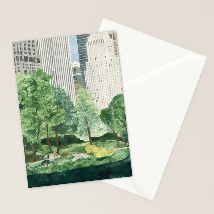 Central Park afternoon Stationery Card Gallery Image 2
