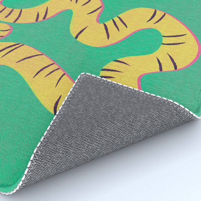 Playful Twisting Tiger Rug Gallery Image 4