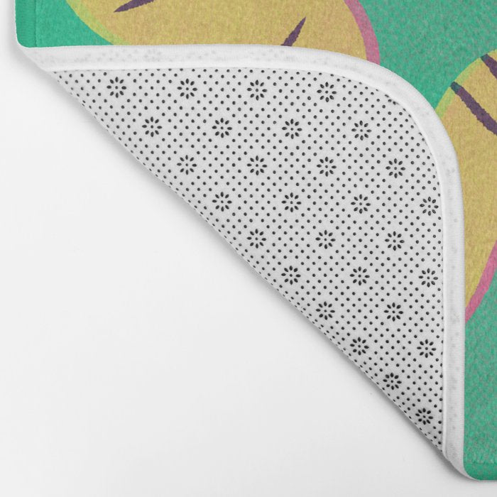 Playful Twisting Tiger Bath Mat Gallery Image 2