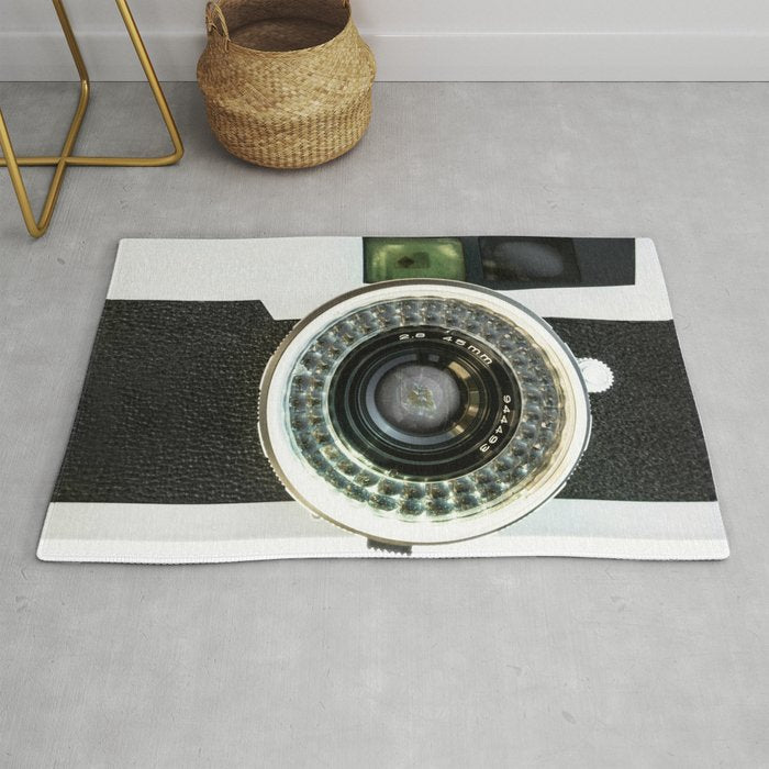 Vintage camera Rug Gallery Image 1
