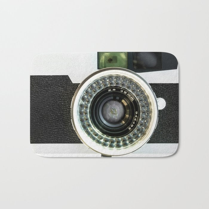 Vintage camera Bath Mat Gallery Image 1
