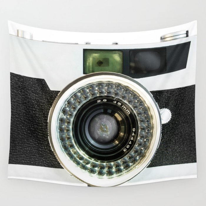 Vintage camera Wall Tapestry Gallery Image 4