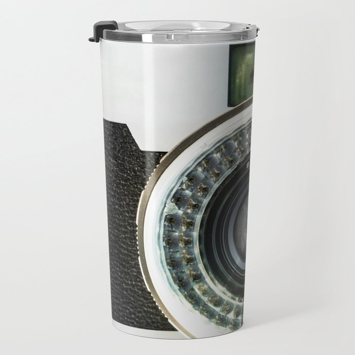 Vintage camera Travel Mug Gallery Image 3